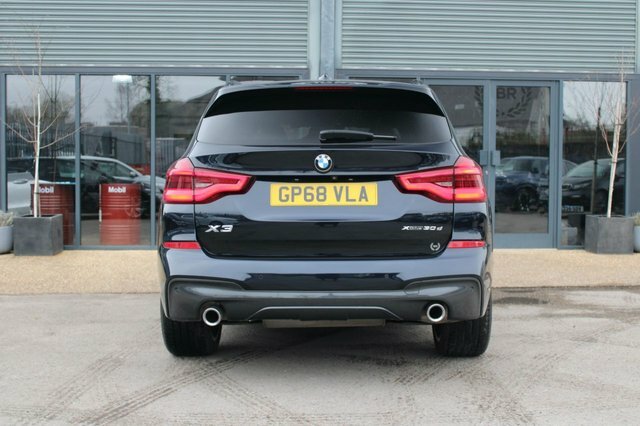 BMW X3 3.0 30D M Sport Suv Xdrive Euro 6 GP68VLA Black #6