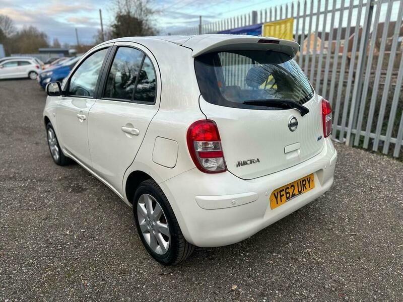Nissan Micra 1.2 12V Tekna Euro YF62URY White #5