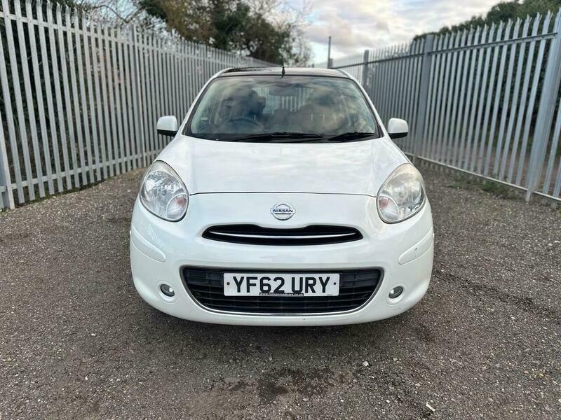 Nissan Micra 1.2 12V Tekna Euro YF62URY White #2