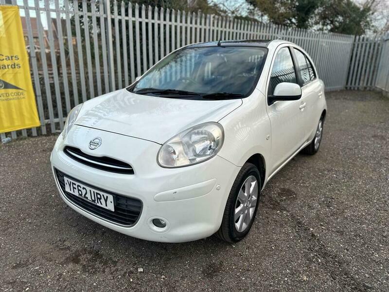 Nissan Micra 1.2 12V Tekna Euro YF62URY White #3