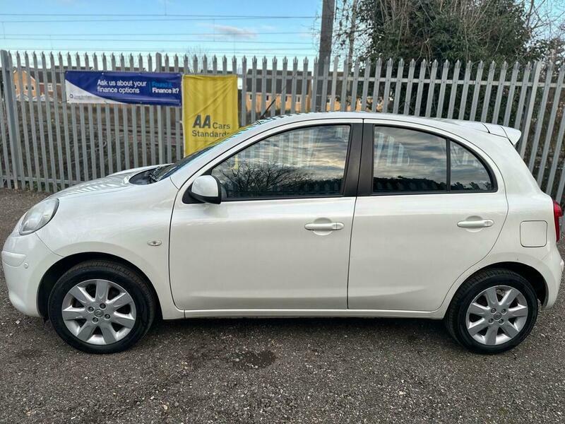 Nissan Micra 1.2 12V Tekna Euro YF62URY White #4