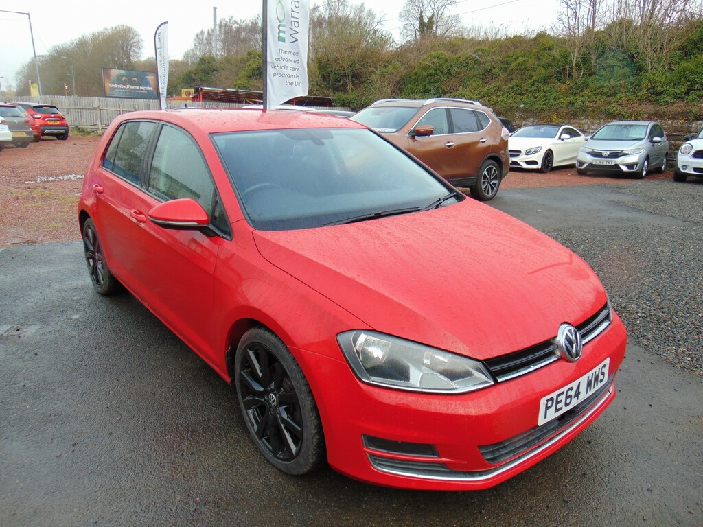 Volkswagen Golf Hatchback 2.0 Tdi Bluemotion Tech Gt 2014 Red #3