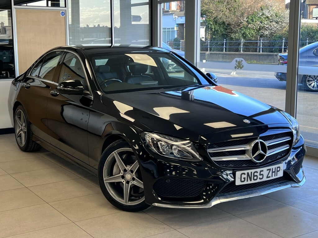 Mercedes-Benz C Class Saloon 2.1 C300dh Amg Line 201565 Black