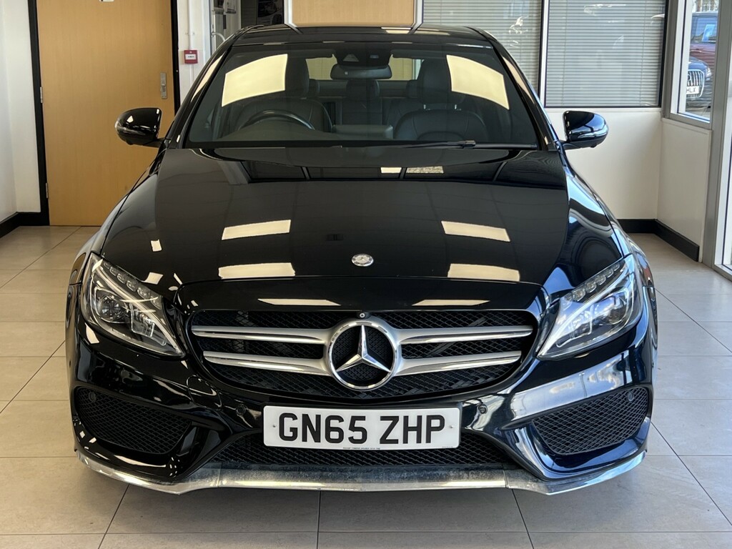 Mercedes-Benz C Class Saloon 2.1 C300dh Amg Line 201565 GN65ZHP Black #2