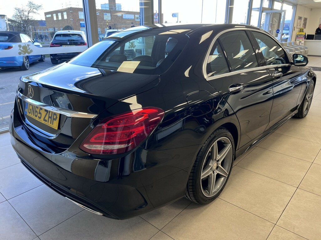 Mercedes-Benz C Class Saloon 2.1 C300dh Amg Line 201565 GN65ZHP Black #6