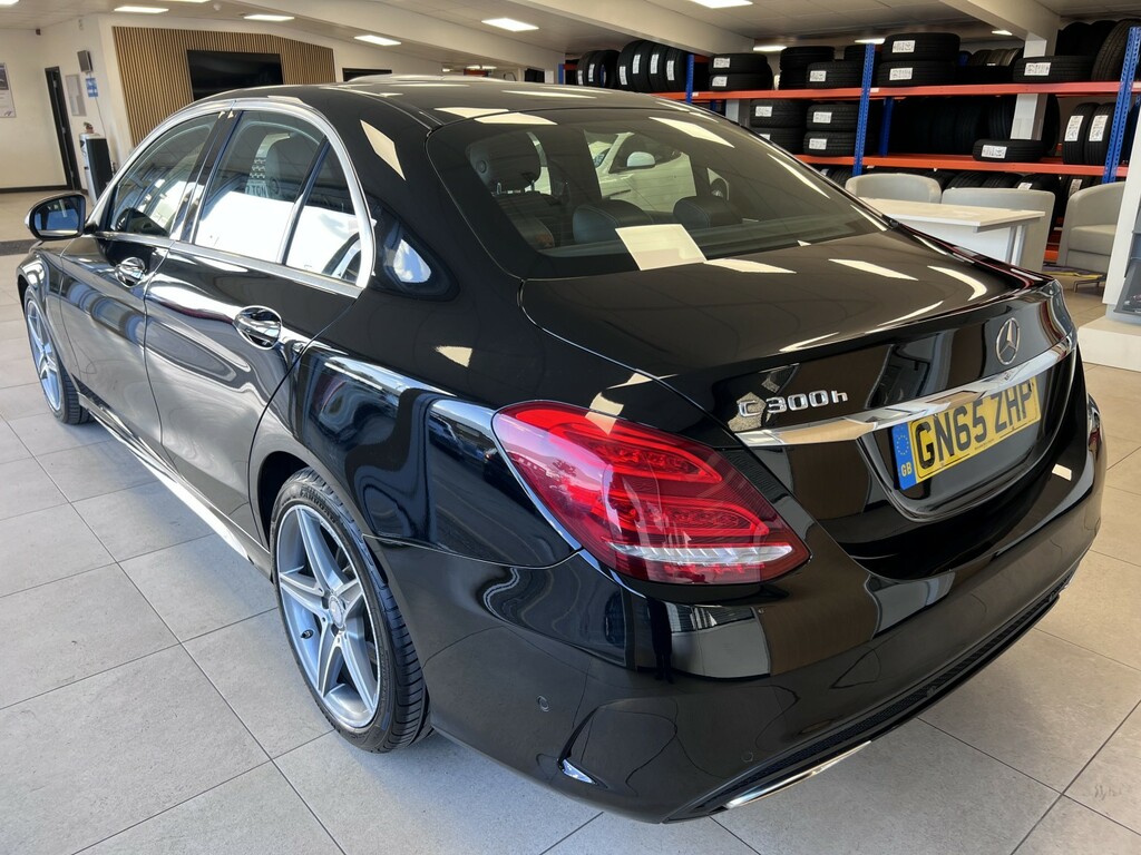 Mercedes-Benz C Class Saloon 2.1 C300dh Amg Line 201565 GN65ZHP Black #5