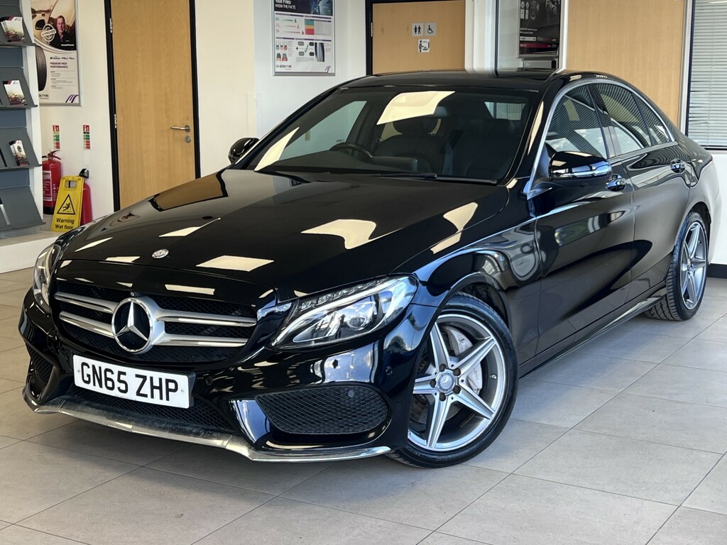 Mercedes-Benz C Class Saloon 2.1 C300dh Amg Line 201565 GN65ZHP Black #3