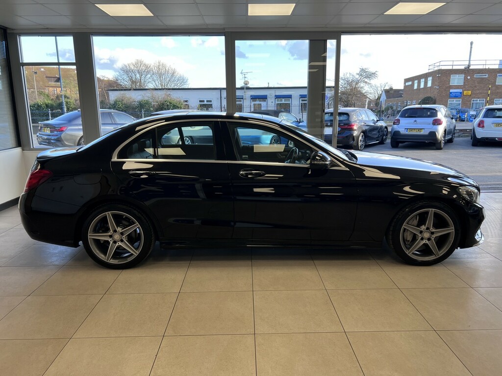 Mercedes-Benz C Class Saloon 2.1 C300dh Amg Line 201565 GN65ZHP Black #4