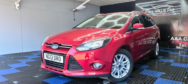 Ford Focus 1.6 Titanium Estate Powershift Euro 5 NG13DRO Red #2
