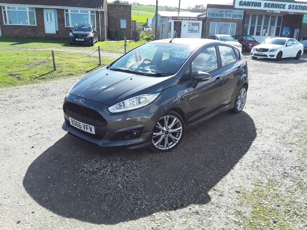 Ford Fiesta Hatchback 1.0 T Ecoboost St-line 2016 BD66VFV Grey #2