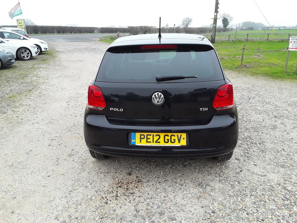 Volkswagen Polo Hatchback 1.2 Tdi Match 2012 Black #6