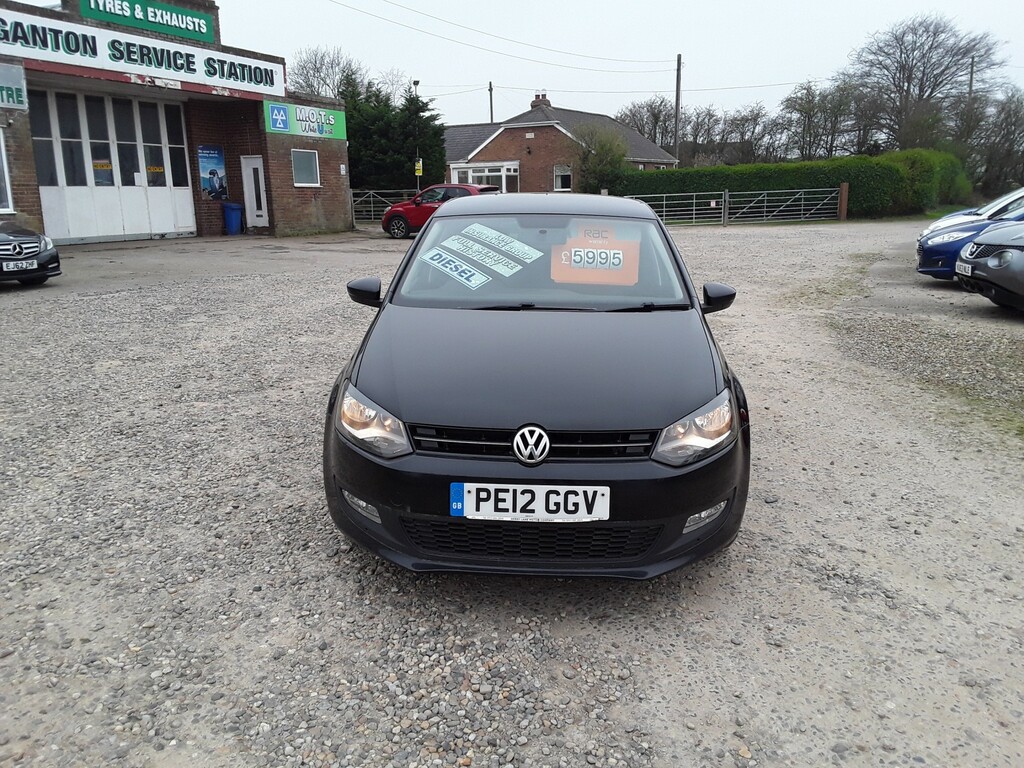 Volkswagen Polo Hatchback 1.2 Tdi Match 2012 Black #2