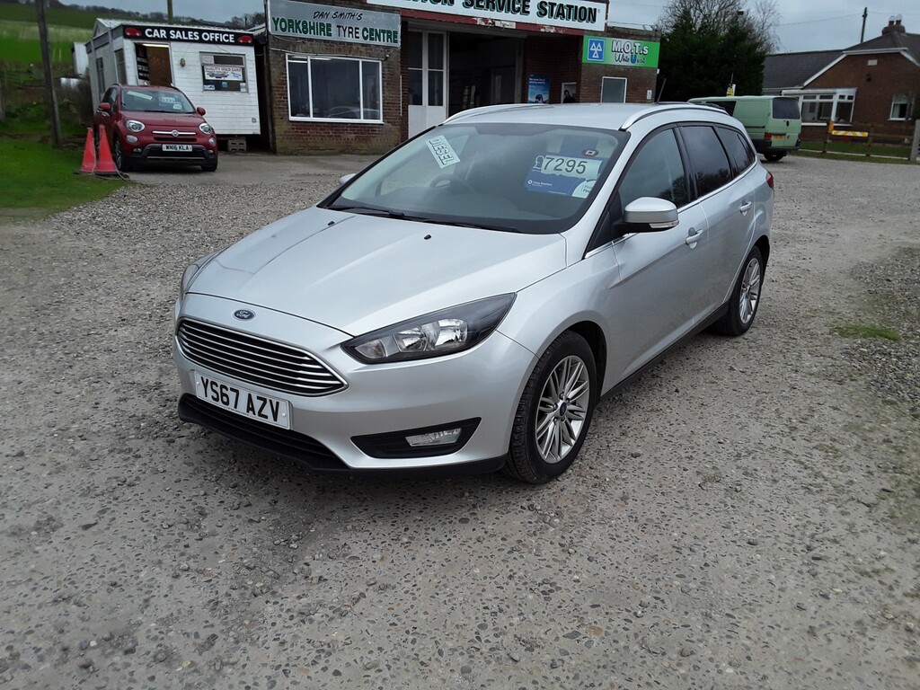 Ford Focus Estate 1.5 Tdci Zetec Edition 2017 YS67AZV Silver #3