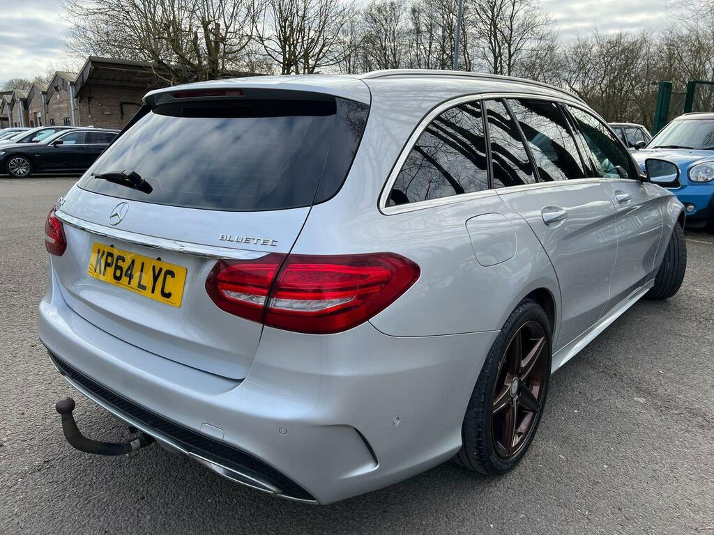 Mercedes-Benz C Class Estate 2.1 C250 Bluetec Amg Line G-tronic Euro 6 KP64LYC Silver #6