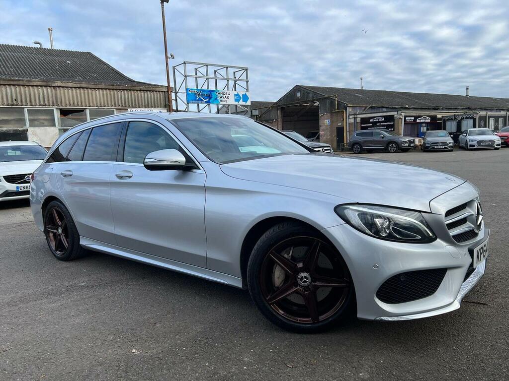Mercedes-Benz C Class Estate 2.1 C250 Bluetec Amg Line G-tronic Euro 6 KP64LYC Silver #3