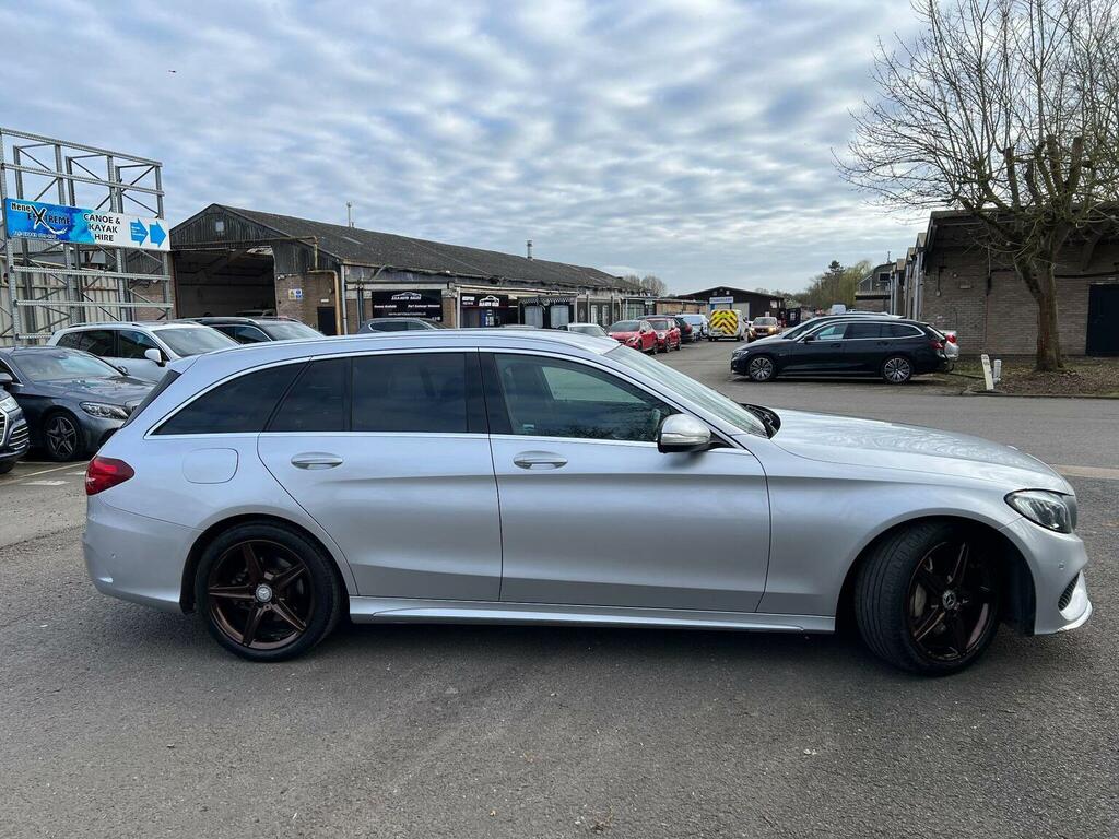 Mercedes-Benz C Class Estate 2.1 C250 Bluetec Amg Line G-tronic Euro 6 KP64LYC Silver #4