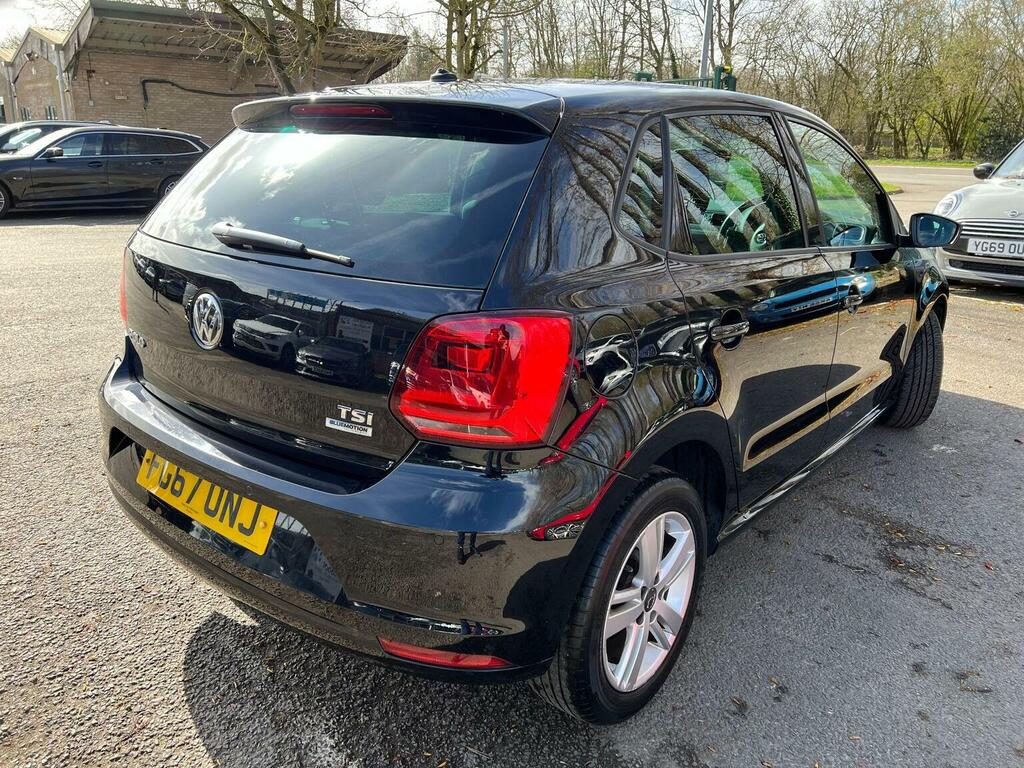 Volkswagen Polo Hatchback 1.2 Tsi Match Edition Euro 6 Ss FG67ONJ Black #5