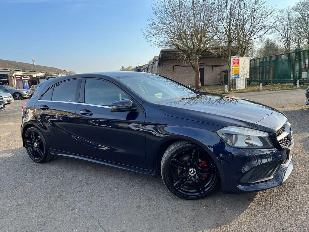Mercedes-Benz A Class Hatchback 1.5 A180d Amg Line Euro 6 Ss 201 PE67ZBG Blue #4