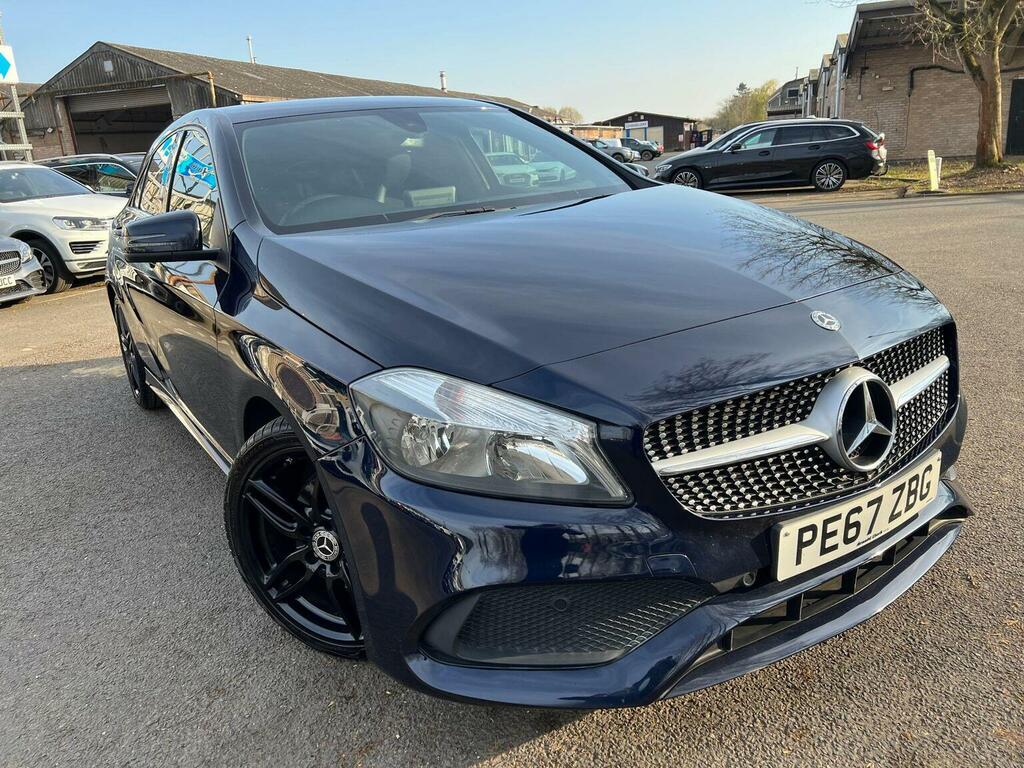 Mercedes-Benz A Class Hatchback 1.5 A180d Amg Line Euro 6 Ss 201 Blue