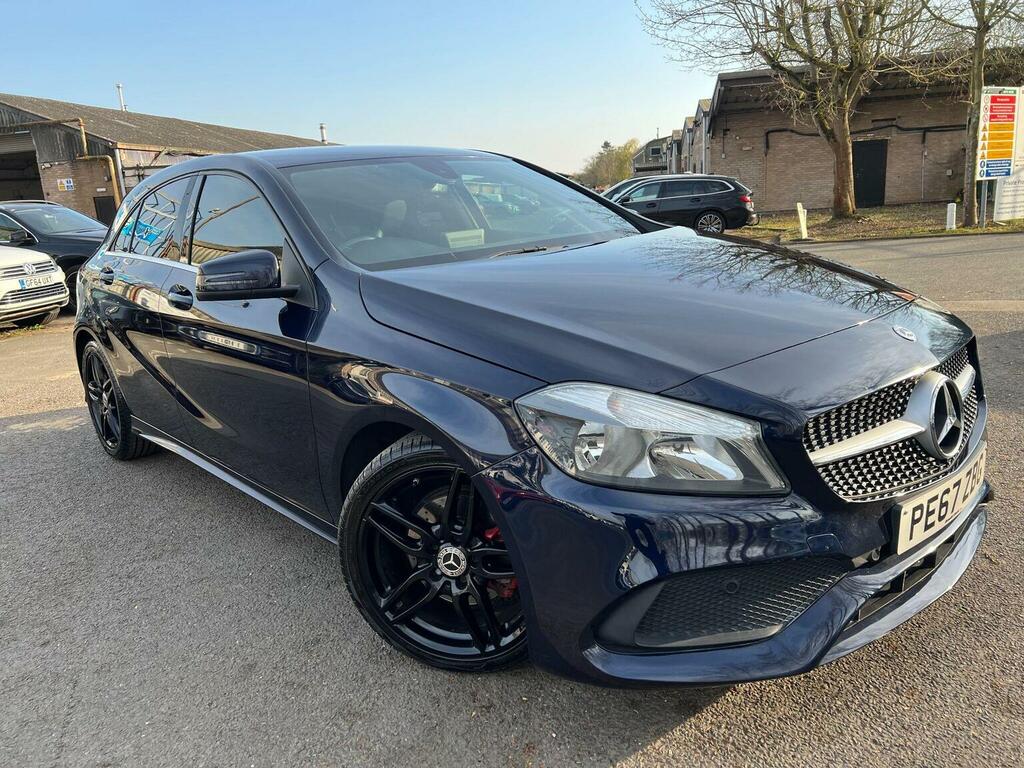 Mercedes-Benz A Class Hatchback 1.5 A180d Amg Line Euro 6 Ss 201 PE67ZBG Blue #3