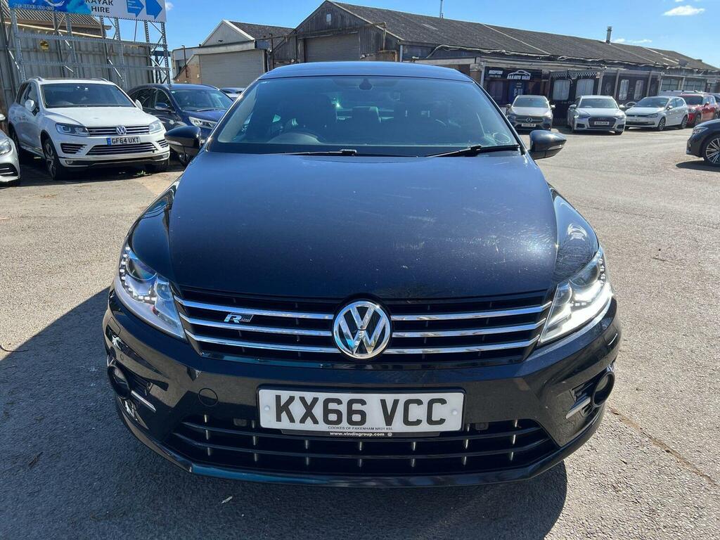 Volkswagen CC Saloon 2.0 Tdi Bluemotion Tech R-line Black Editio KX66VCC Black #3