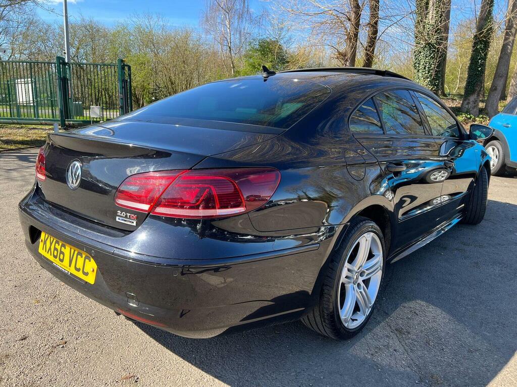 Volkswagen CC Saloon 2.0 Tdi Bluemotion Tech R-line Black Editio KX66VCC Black #6