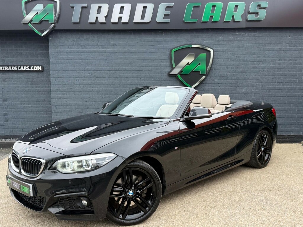 BMW 2 Series 220D M Sport YL17GUF Black #3