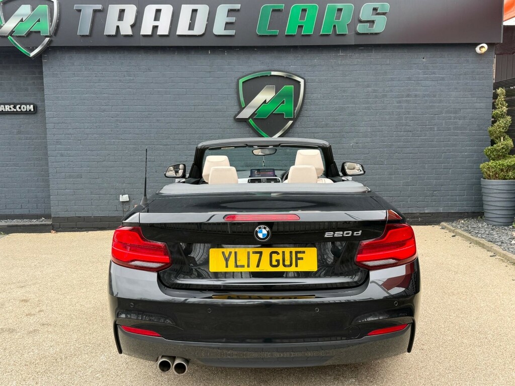 BMW 2 Series 220D M Sport YL17GUF Black #6