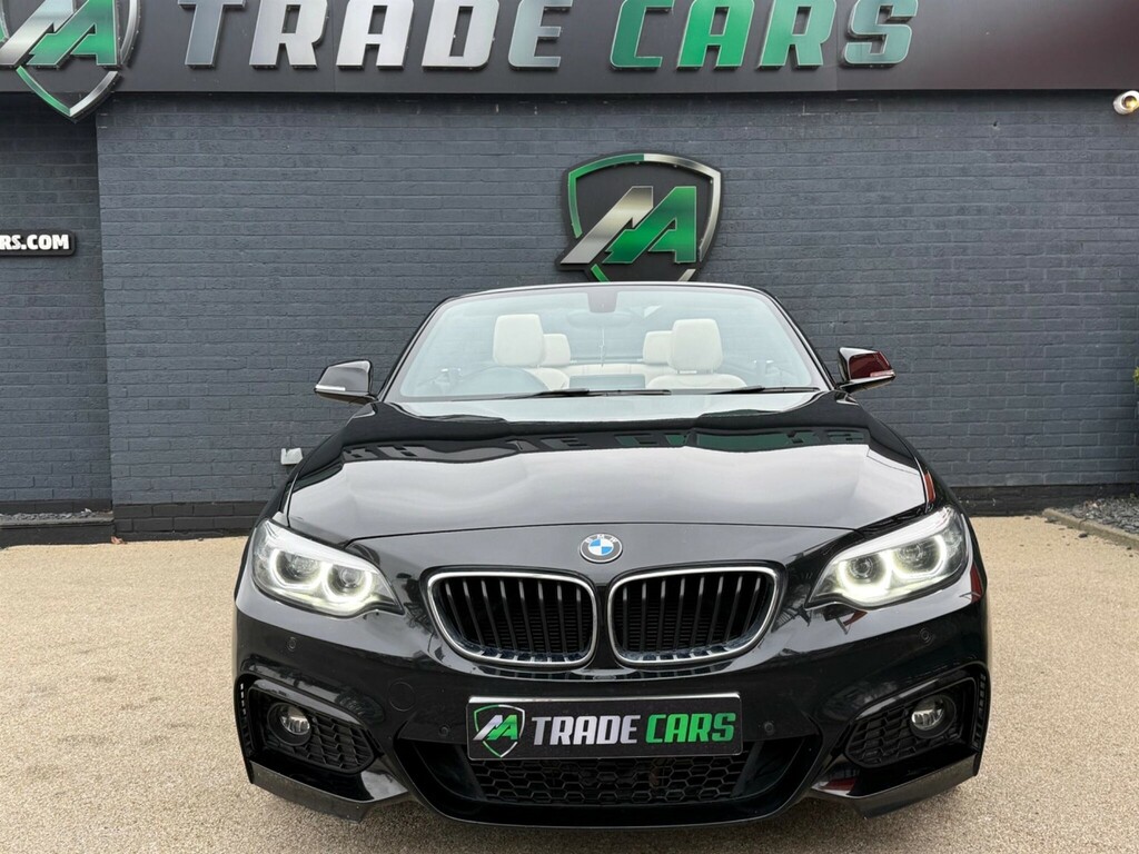 BMW 2 Series 220D M Sport YL17GUF Black #2