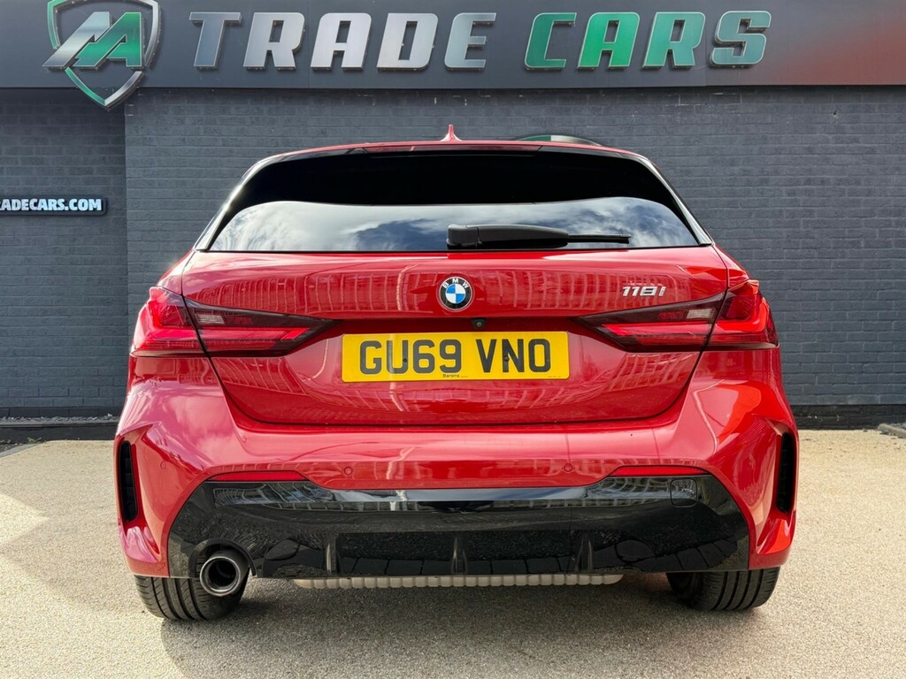 BMW 1 Series Hatchback GU69VNO Red #6