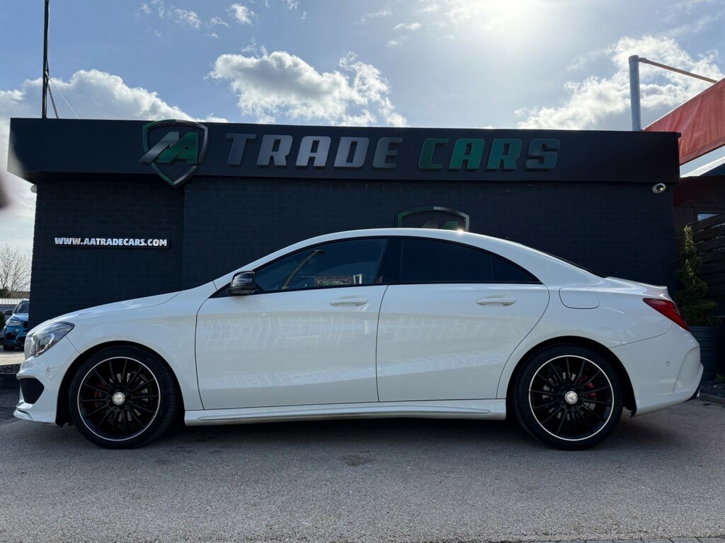 Mercedes-Benz CLA Class Saloon GF14VFN White #4