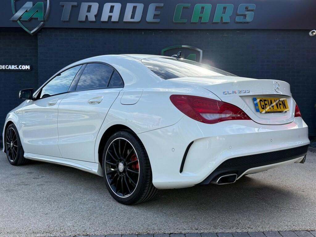 Mercedes-Benz CLA Class Saloon GF14VFN White #5