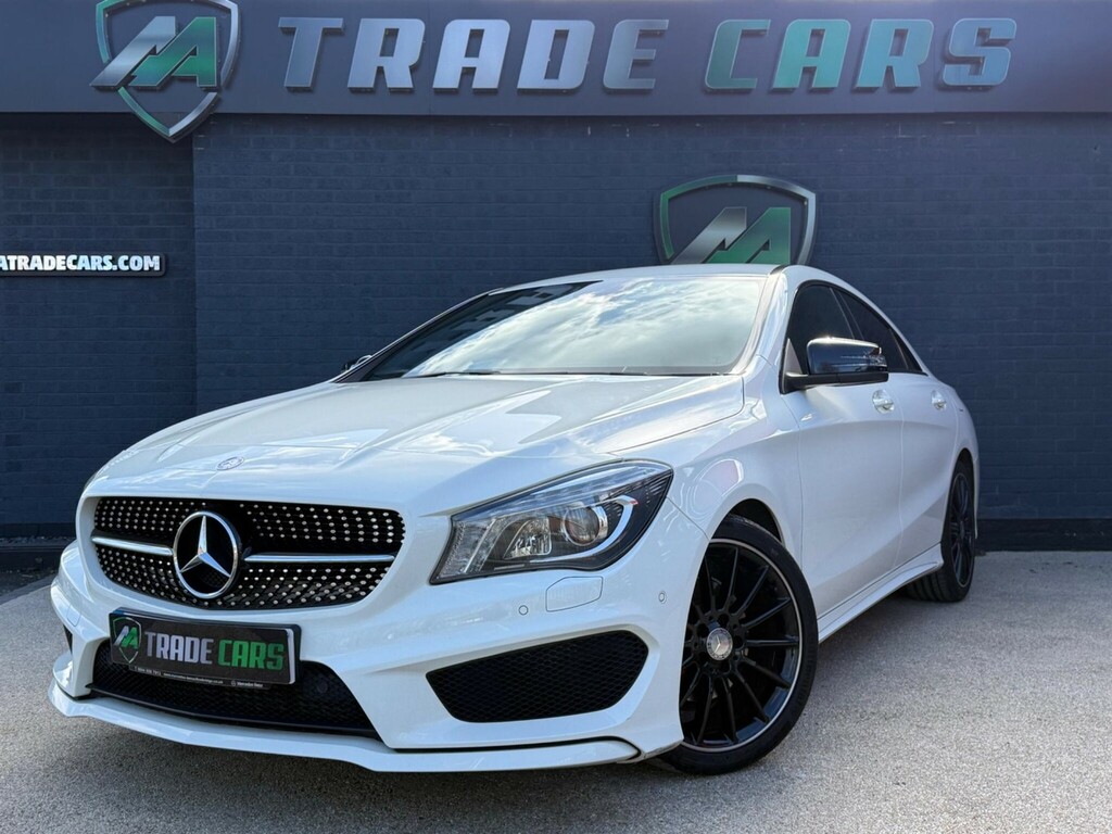 Mercedes-Benz CLA Class Saloon GF14VFN White #3