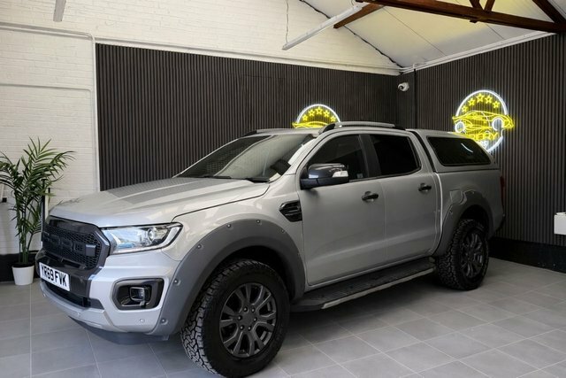 Ford Ranger 2.0 Ecoblue Wildtrak Pickup Double Cab YR69FVK Silver #3