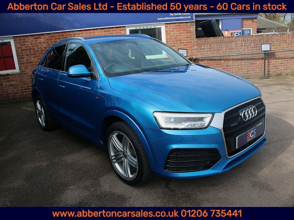 Audi Q3 Tdi S Line Plus EX16HJC Blue #3