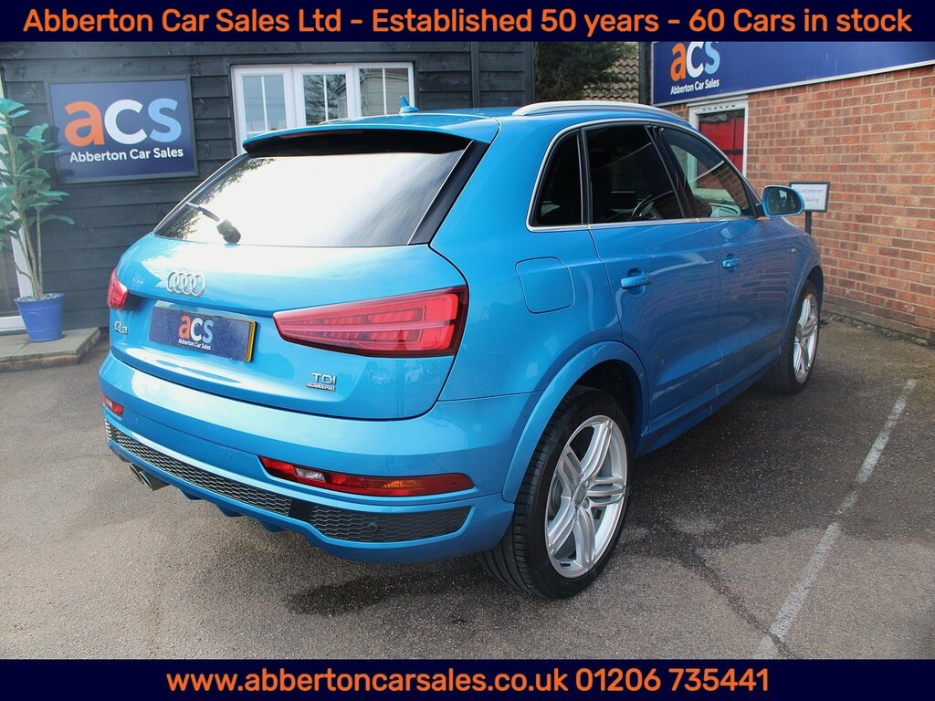 Audi Q3 Tdi S Line Plus EX16HJC Blue #4
