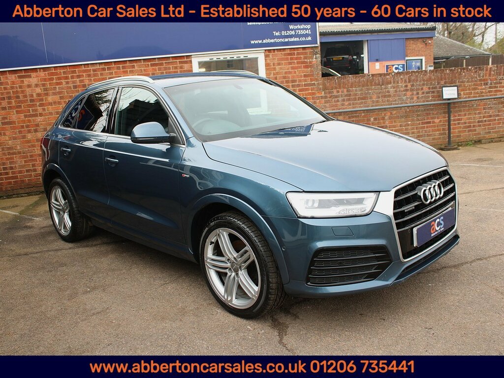 Audi Q3 Tdi S Line Plus AY15VYE Blue #3