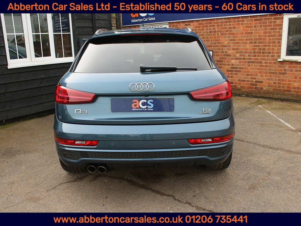 Audi Q3 Tdi S Line Plus AY15VYE Blue #4