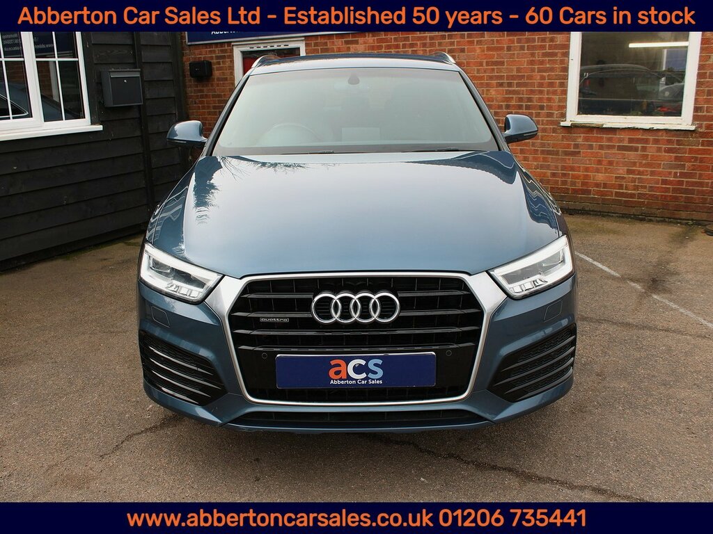 Audi Q3 Tdi S Line Plus AY15VYE Blue #2