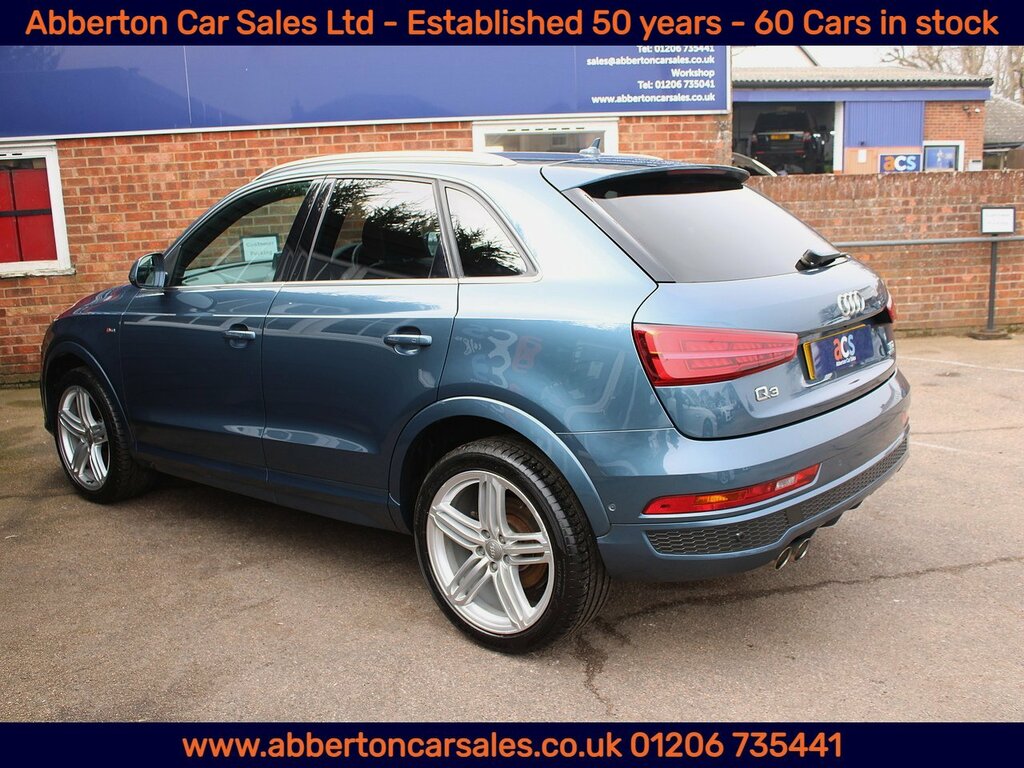 Audi Q3 Tdi S Line Plus AY15VYE Blue #5