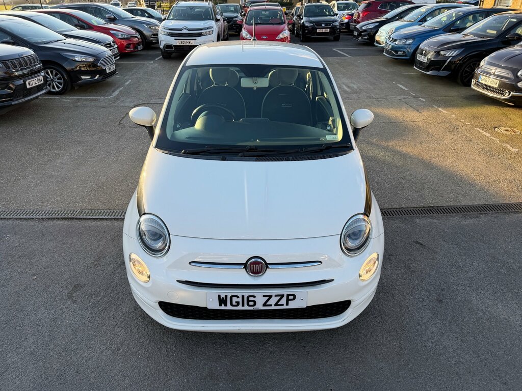 Fiat 500 0.9 Twinair Pop Star Hatchback E WG16ZZP White #3