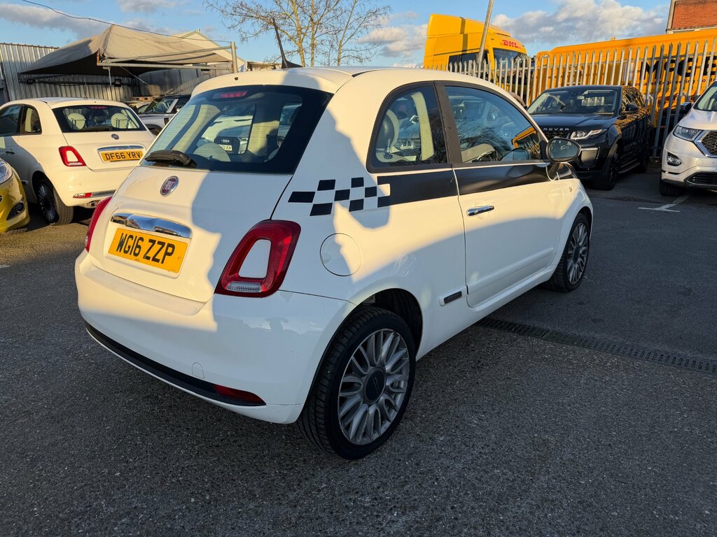 Fiat 500 0.9 Twinair Pop Star Hatchback E WG16ZZP White #6