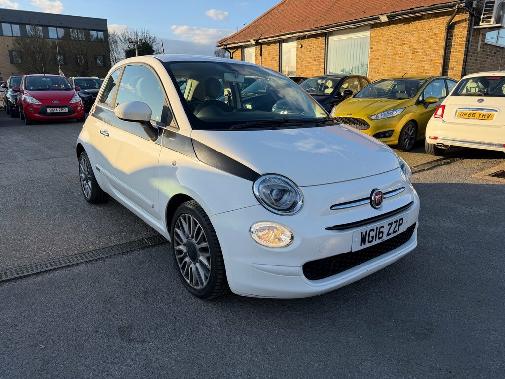 Fiat 500 0.9 Twinair Pop Star Hatchback E WG16ZZP White #5