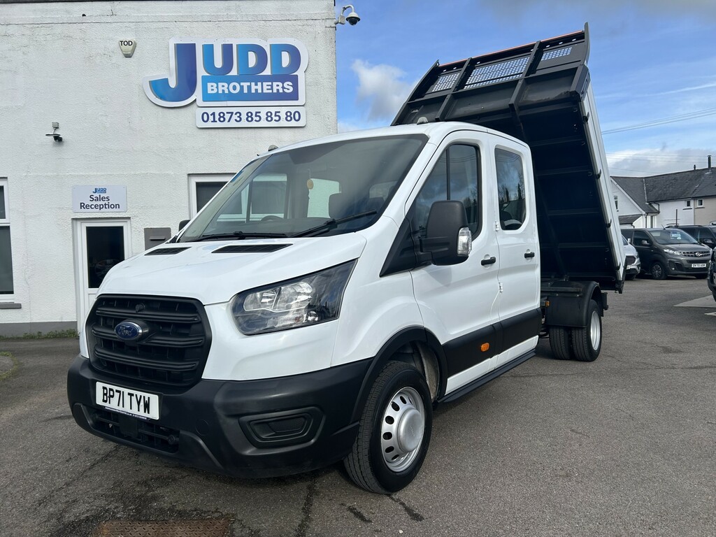 Ford Transit Custom 2.0 Tdci Ecoblue 130Ps Double Cab Tipper Twin Rear 
