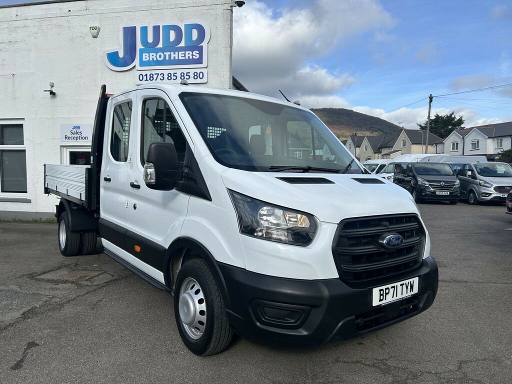 Ford Transit Custom 2.0 Tdci Ecoblue 130Ps Double Cab Tipper Twin Rear BP71TYW #2