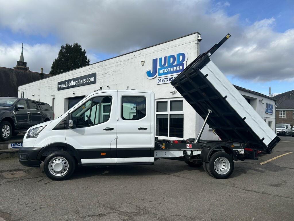 Ford Transit Custom 2.0 Tdci Ecoblue 130Ps Double Cab Tipper Twin Rear BP71TYW #4