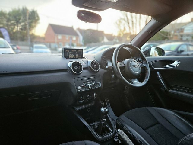 Audi A1 1.4 Tfsi S Line Sportback Euro 6 YK17ALJ Black #4