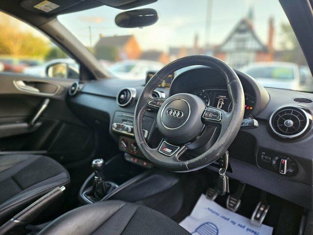 Audi A1 1.4 Tfsi S Line Sportback Euro 6 YK17ALJ Black #2