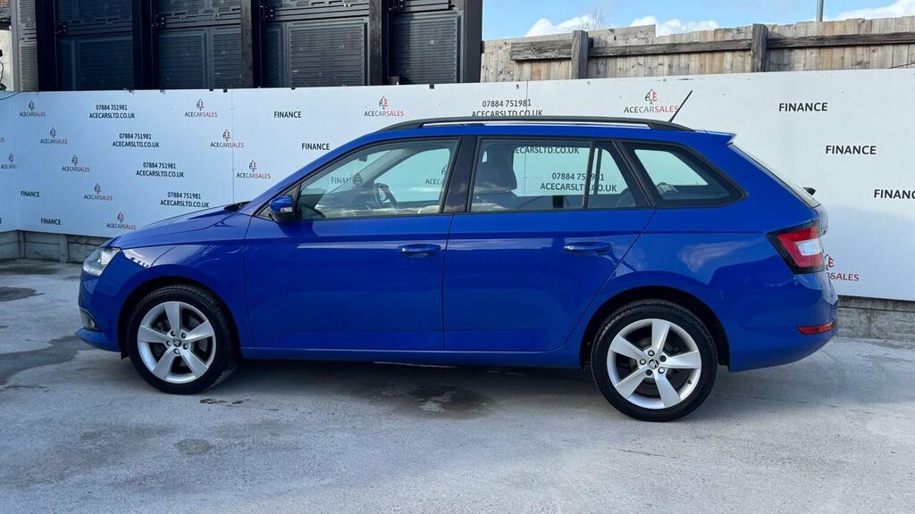 Skoda Fabia Estate 1.0 Tsi Se L Dsg Euro 6 Ss 201919 Blue #5