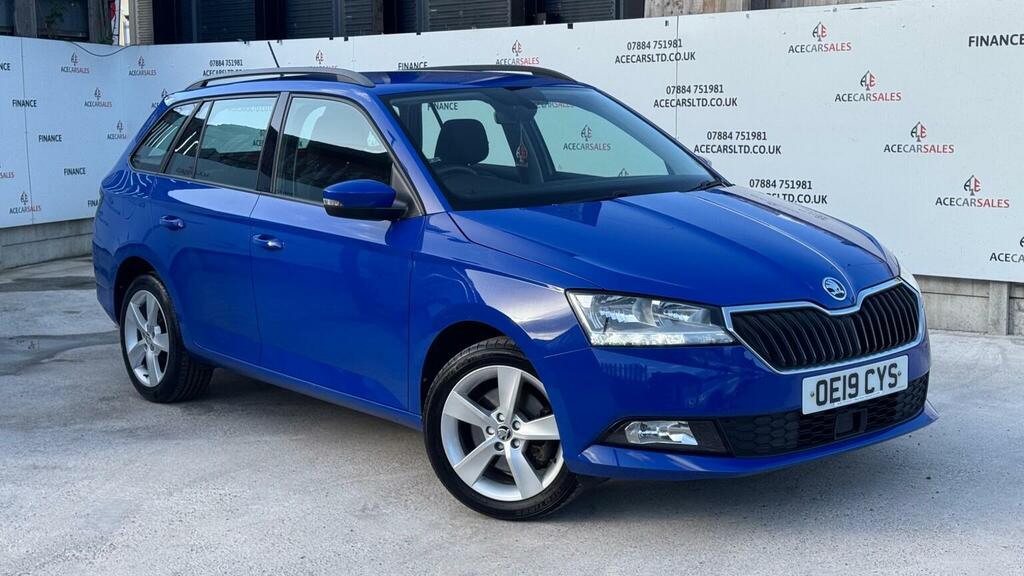 Skoda Fabia Estate 1.0 Tsi Se L Dsg Euro 6 Ss 201919 Blue